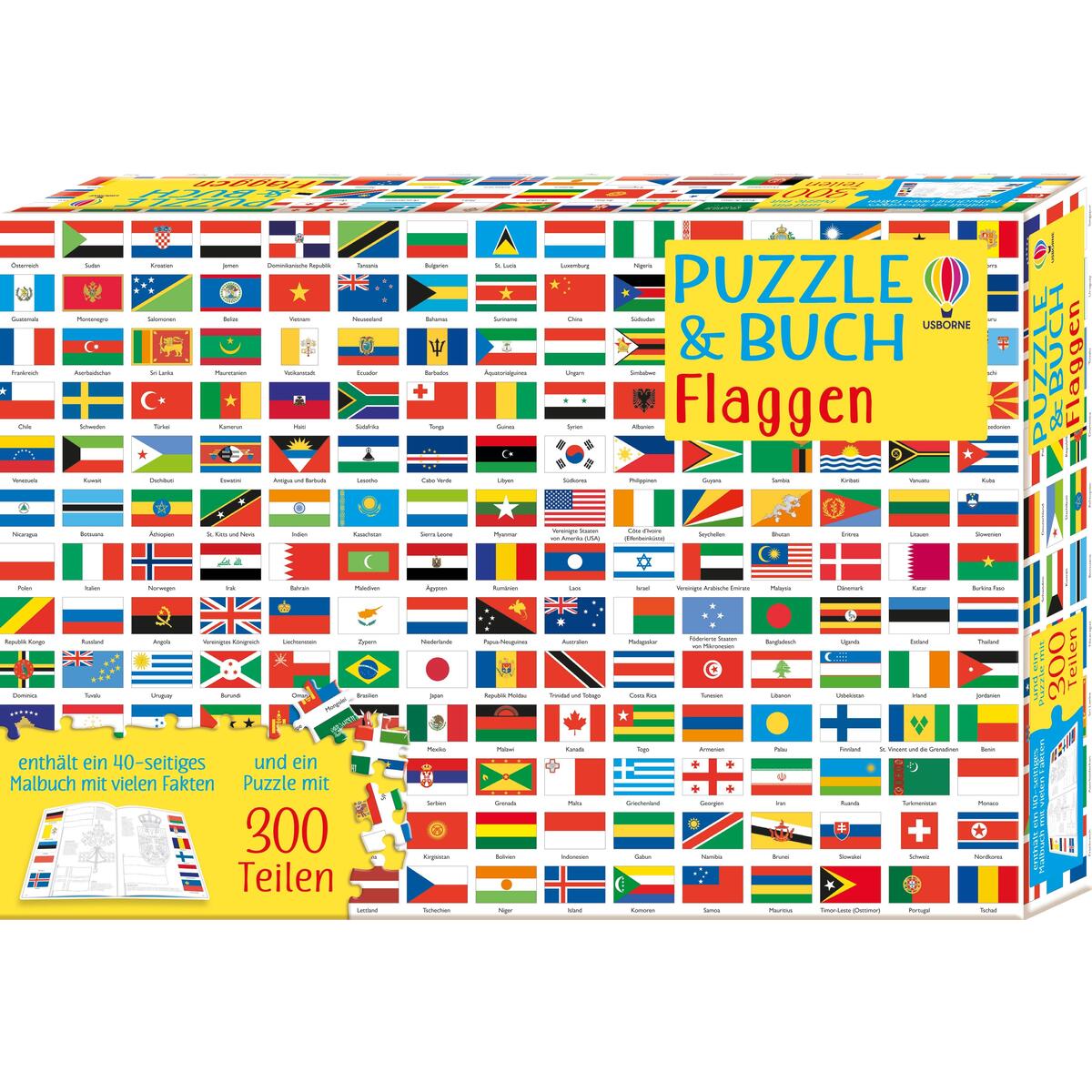 Puzzle und Buch - Flaggen Puzzle und Buch - Flaggen