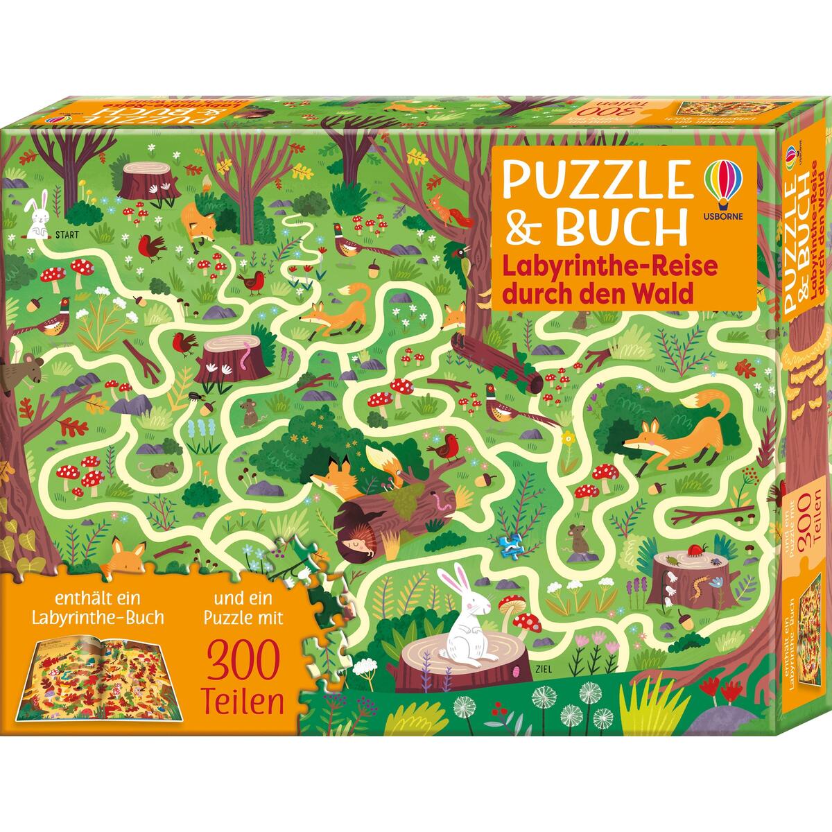 Puzzle & Buch »Labyrinthe-Reise durch den Wald« Puzzle & Buch »Labyrinthe-Reise durch den Wald« von dtv