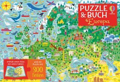 Puzzle & Buch: Europa von Usborne Verlag