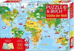 Puzzle & Buch: Städte der Welt von Usborne Verlag