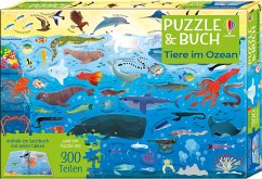 Puzzle & Buch: Tiere im Ozean von Usborne Verlag
