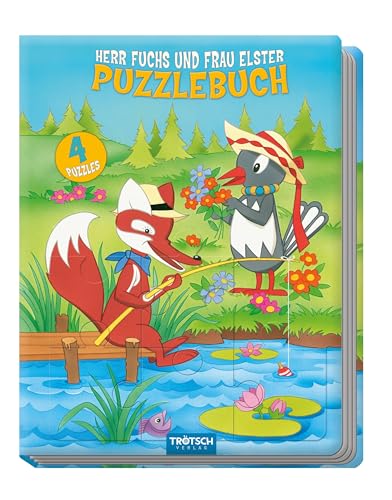 Trötsch Herr Fuchs und Frau Elster Puzzlebuch: Beschäftigungsbuch Entdeckerbuch Puzzlebuch (Unser Sandmännchen) von TROTSCH