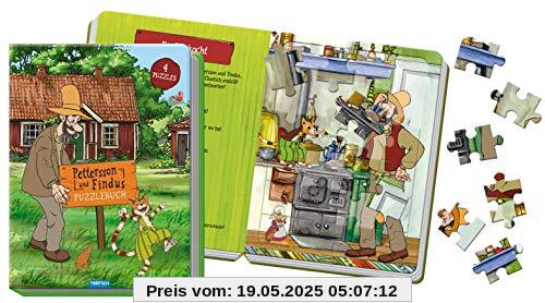 Puzzlebuch Pettersson und Findus: 4 Puzzles, 21 x 28 cm