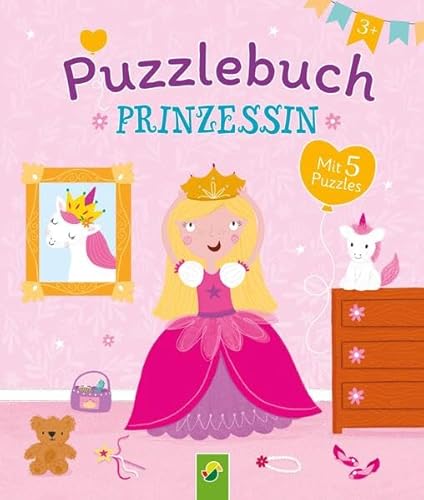 Puzzlebuch Prinzessin: Mit 5 Puzzles