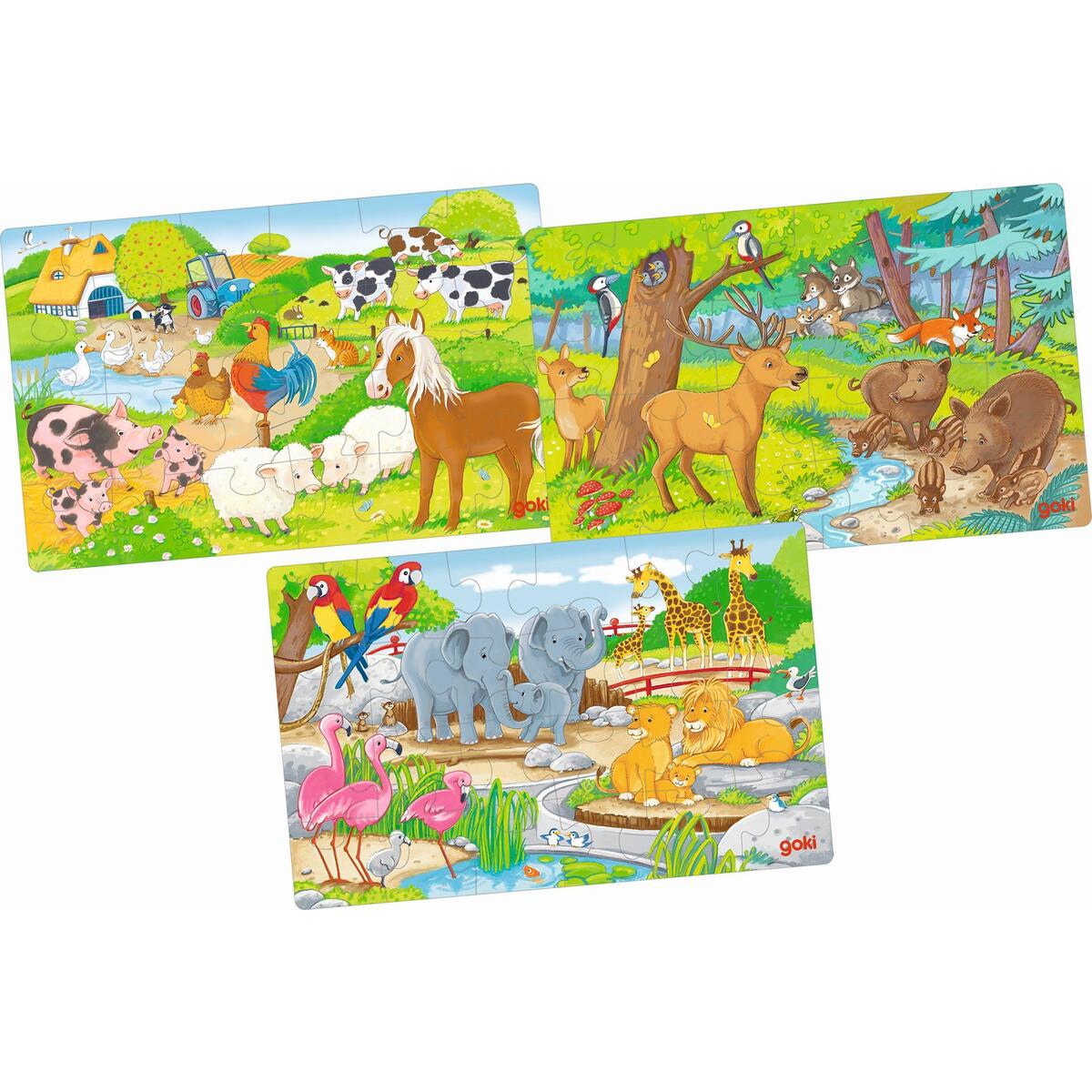 Puzzles Tiere von Gollnest & Kiesel GmbH &
