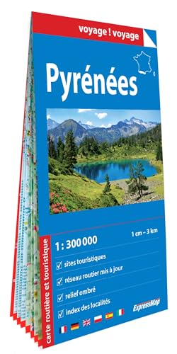 Pyrénées 1/300.000 (carte grand format en papier) von EXPRESSMAP