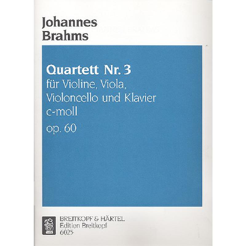 Quartett 3 c-moll op 60 Quartett 3 c-moll op 60