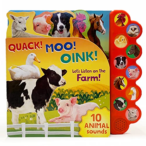 Quack! Moo! Oink!: Let's Listen on the Farm! von Cottage Door Press