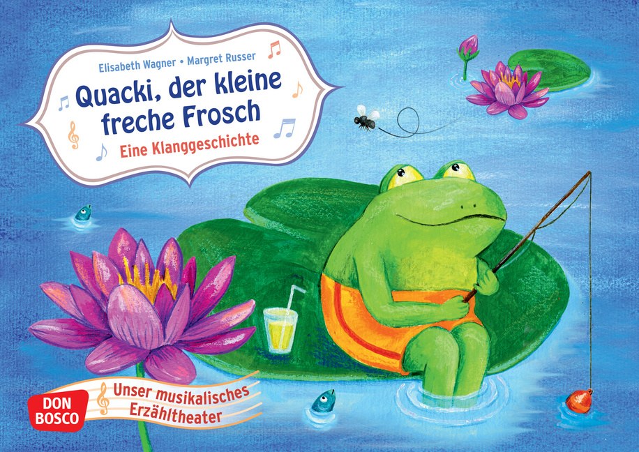 Quacki, der kleine freche Frosch. Kamishibai Bildkartenset von Don Bosco Medien