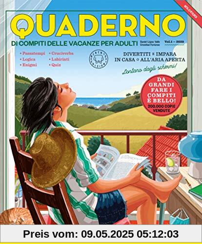 Quaderno di compiti delle vacanze per adulti