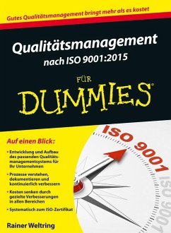 Qualitätsmanagement nach ISO 9001:2015 für Dummies von Wiley-VCH Dummies