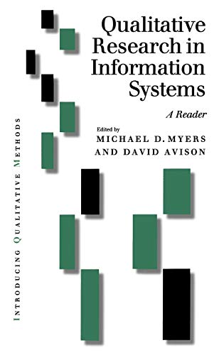 Qualitative Research in Information Systems: A Reader (Introducing Qualitative Methods Series) von Sage Publications