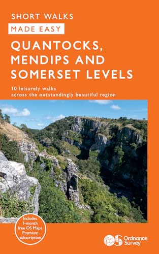 Quantocks, Mendips and Somerset Levels (OS Short Walks Made Easy) von Ordnance Survey