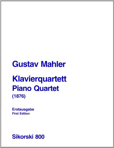 Quartett Satz 1 + Scherzo Fragment. Violine, Viola, Violoncello, Klavier