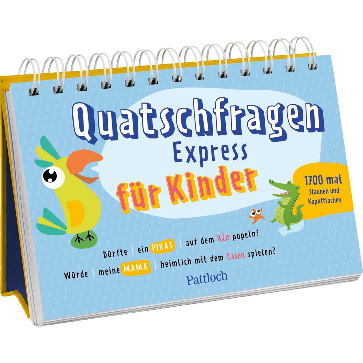 Quatschfragen-Express für Kinder von Pattloch Geschenkbuch