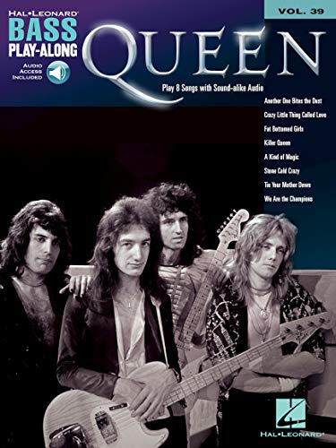 Queen: Access Code included (Hal-Leonard Bass Play-Along, Band 39) (Hal-Leonard Bass Play-Along, 39, Band 39) von Hal Leonard