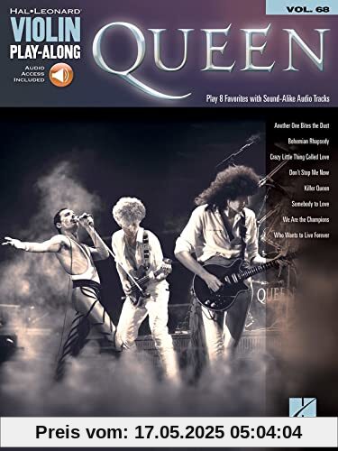 Queen: Violin Play-Along Volume 68 (Hal Leonard Violin Play-Along)