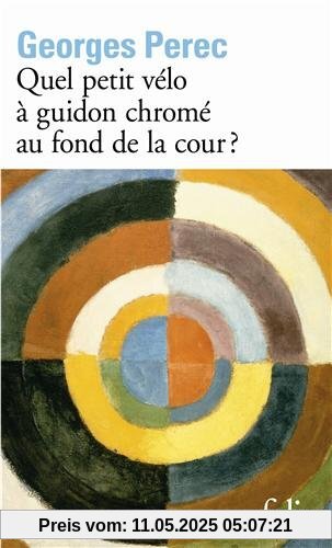 Quel petit vélo à guidon chromé au fond de la cour ? (Collection Folio)