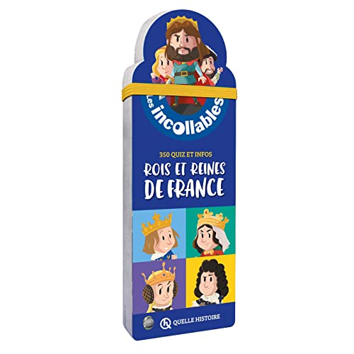 Quelle histoire - Éventail Rois et Reines de France - Édition 2023: 350 Quiz et infos