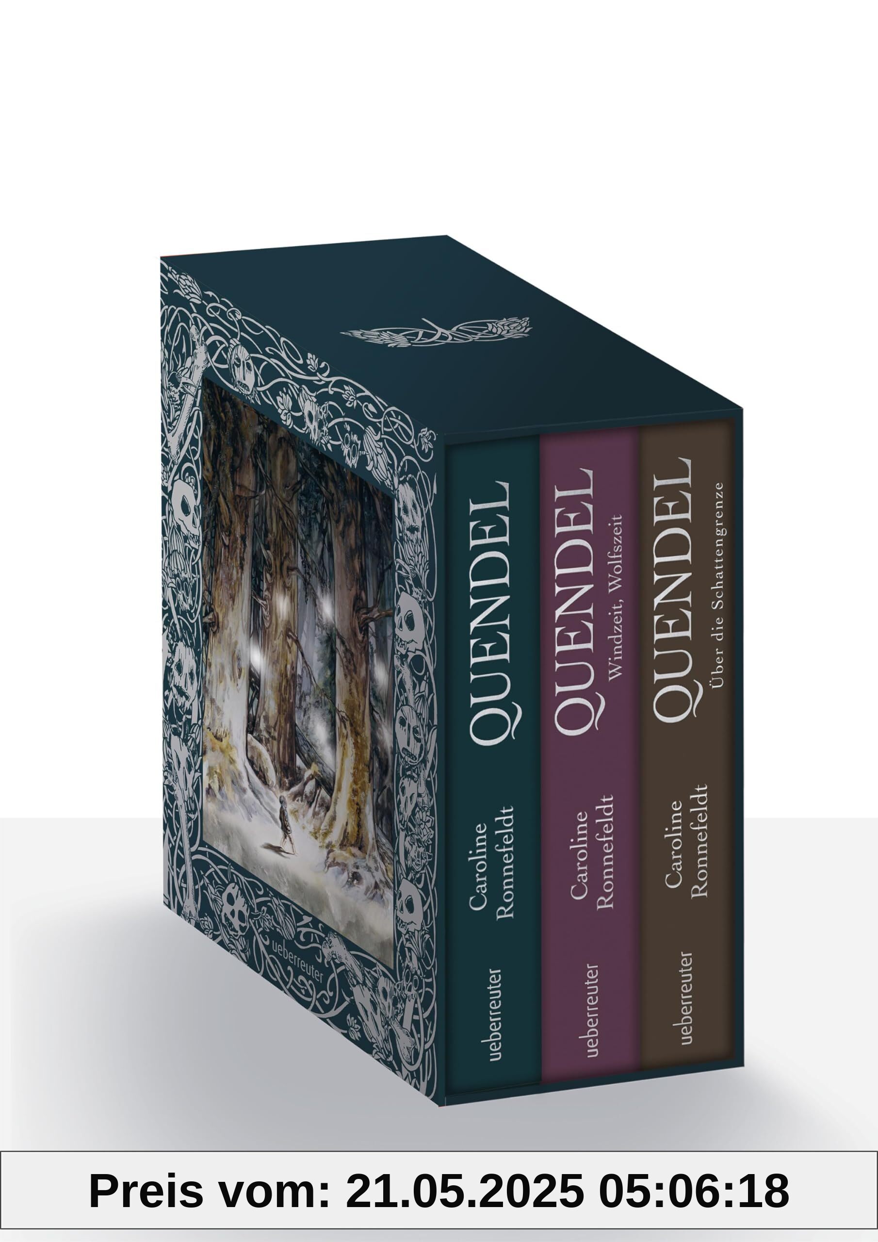 Quendel. Die Hügelland-Saga: Sprachgewaltige Fantasy im prachtvollen Schuber mit Silberfolienveredelung und Plakat mit Hügellandkarte