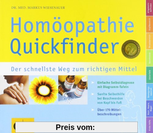 Quickfinder  Homöopathie: Der schnellste Weg zum richtigen Mittel (GU Quickfinder)