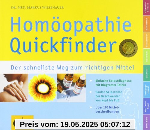 Quickfinder  Homöopathie: Der schnellste Weg zum richtigen Mittel (GU Quickfinder)