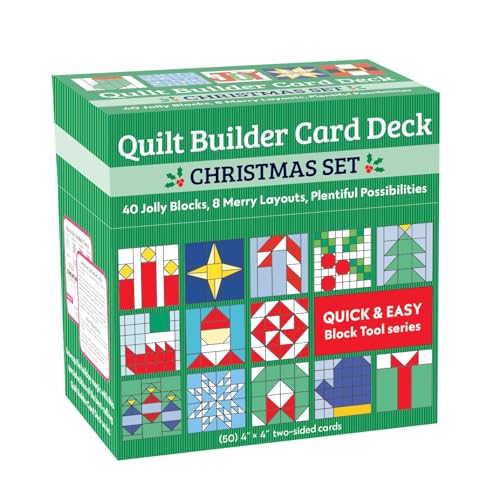 Quilt Builder Card Deck Christmas Set: 40 Jolly Blocks, 8 Merry Layouts, Plentiful Possibilities Quilt Builder Card Deck Christmas Set: 40 Jolly Blocks, 8 Merry Layouts, Plentiful Possibilities