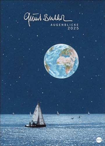 Quint Buchholz: Augenblicke Kalender 2025: Magisch-realistische Szenen aus dem Werk von Illustrator Quint Buchholz in einem großformatigen Kunst-Kalender. Großer Wandkalender 2025. 49 x 68 cm. von Heye