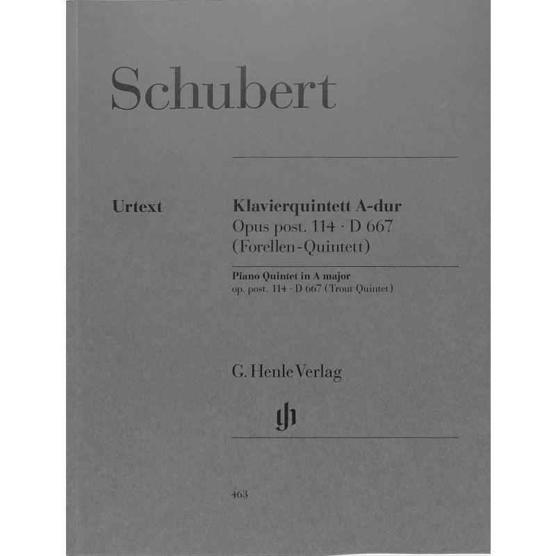 Quintett A-Dur op 114 D 667 (Forellen Quintett)