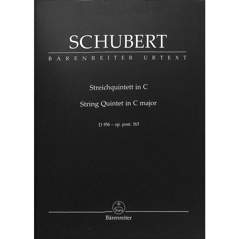 Quintett C-Dur op 163 D 956 Quintett C-Dur op 163 D 956
