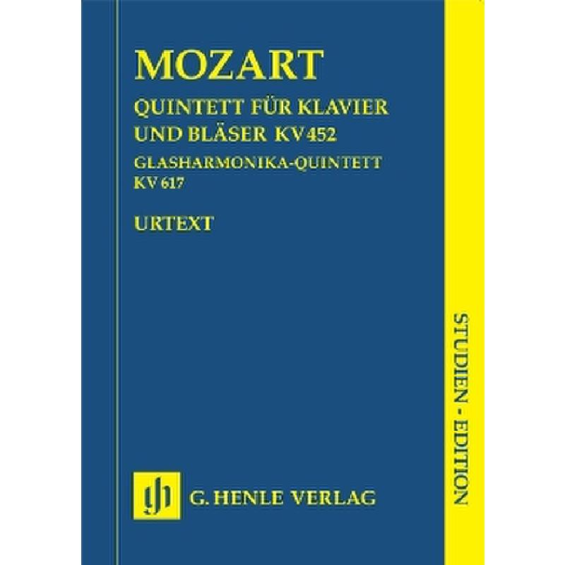 Quintett Es-Dur KV 452 + Glasharmonika Quintett KV 617