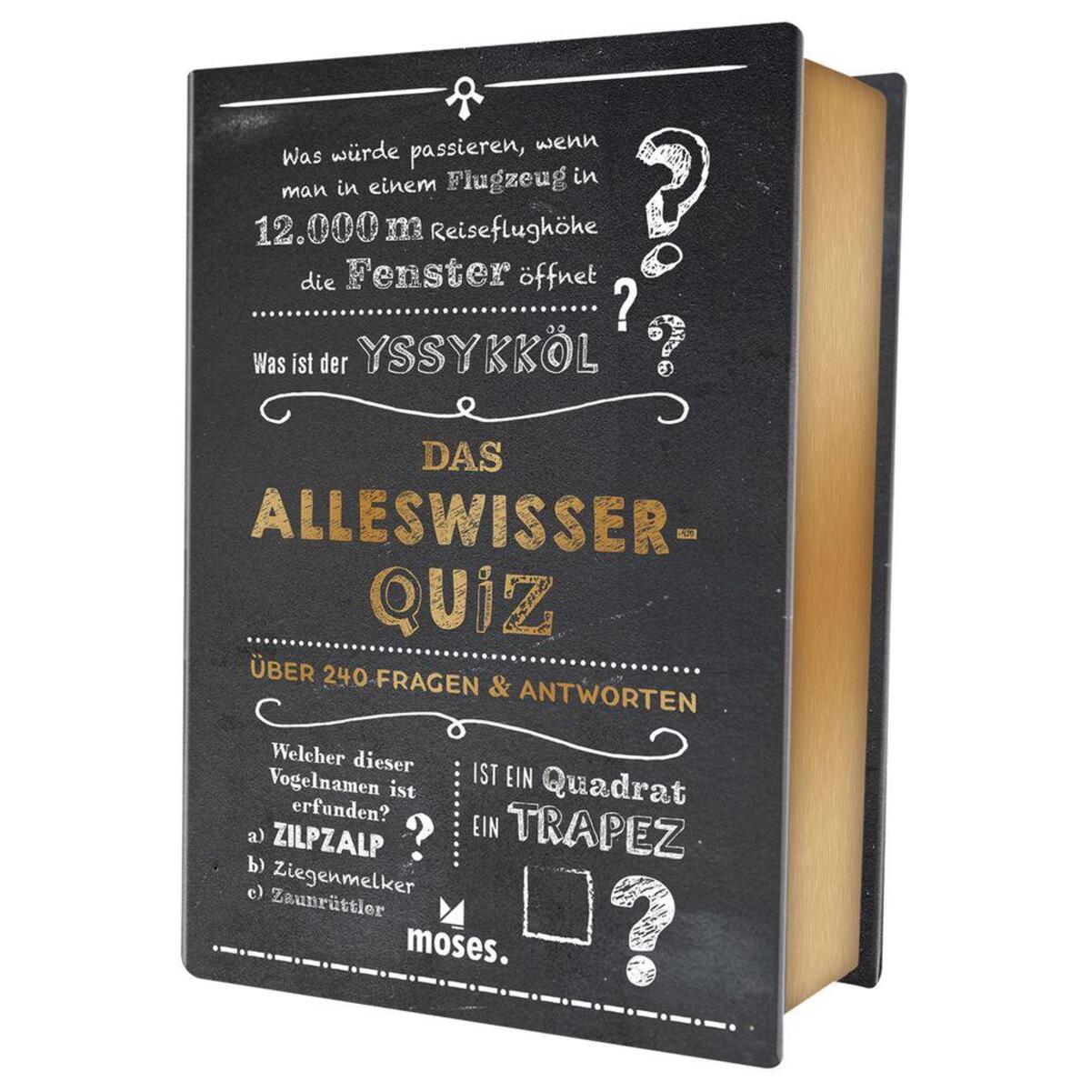 Quiz-Box Das Alleswisser-Quiz Quiz-Box Das Alleswisser-Quiz von Moses. Verlag GmbH