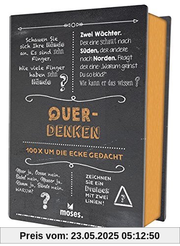 Quiz-Box Querdenken: 100 x um die Ecke gedacht (Quiz-Boxen)