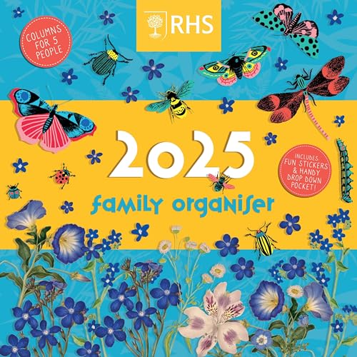 RHS Family Organiser Calendar 2025 RHS Family Organiser Calendar 2025 von Danilo Promotions LTD