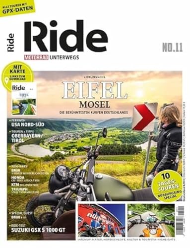 RIDE - Motorrad unterwegs, No. 11: Eifel / Mosel / Nürburgring von Motorbuch Verlag