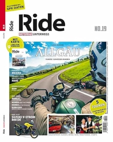RIDE - Motorrad unterwegs, No. 19: Allgäu