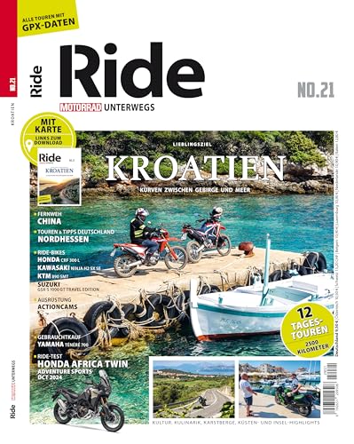 RIDE - Motorrad unterwegs, No. 21: Kroatien von Motorbuch