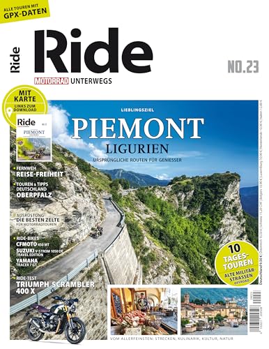 RIDE - Motorrad unterwegs, No. 23: Ligurien/Piemont von Motorbuch