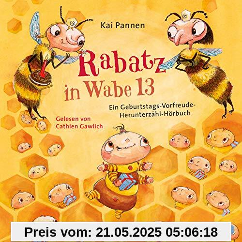 Rabatz in Wabe 13: Ein Geburtstags-Vorfreude-Herunterzähl-Hörbuch: 2 CDs Rabatz in Wabe 13: Ein Geburtstags-Vorfreude-Herunterzähl-Hörbuch: 2 CDs