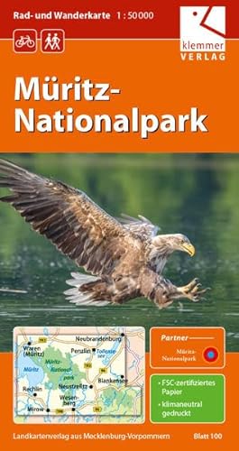 Rad- und Wanderkarte Müritz-Nationalpark: Maßstab 1:50.000, GPS-geeignet, Erlebnis-Tipps auf der Rückseite