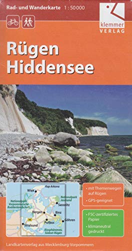 Rad- und Wanderkarte Rügen - Hiddensee: Maßstab 1:50.000, GPS-geeignet, Erlebnistipps auf dem Kartenblatt Rad- und Wanderkarte Rügen - Hiddensee: Maßstab 1:50.000, GPS-geeignet, Erlebnistipps auf dem Kartenblatt