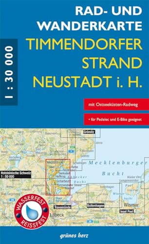 Rad- und Wanderkarte Timmendorfer Strand, Neustadt i.H.: mit Ostseeküsten-Radweg Rad- und Wanderkarte Timmendorfer Strand, Neustadt i.H.: mit Ostseeküsten-Radweg von grünes herz