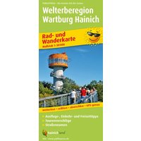 Rad- und Wanderkarte Welterberegion Wartburg Hainich
