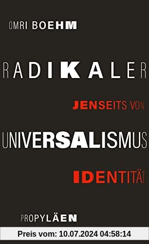 Radikaler Universalismus: Jenseits von Identität | Universalismus als rettende Alternative