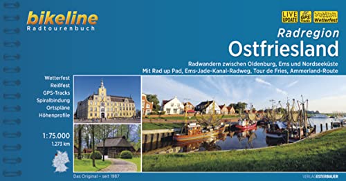 Radregion Ostfriesland: Radwandern zwischen Oldenburg, Ems und Nordseeküste. Mit Rad up Pad, Ems-Jade-Kanal-Radweg, Tour de Fries, Ammerland-Route, ... LiveUpdate (Bikeline Radtourenbücher) von Esterbauer GmbH