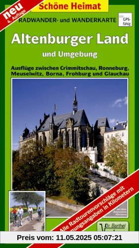 Radwander- und Wanderkarte Altenburger Land und Umgebung: Ausflüge zwischen Crimmitschau, Ronneburg, Meuselwitz, Borna, Frohburg und Glauchau. 1:50000 Radwander- und Wanderkarte Altenburger Land und Umgebung: Ausflüge zwischen Crimmitschau, Ronneburg, Meuselwitz, Borna, Frohburg und Glauchau. 1:50000