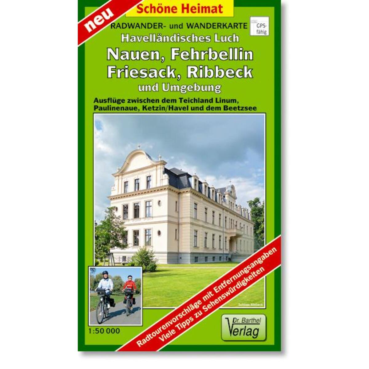 Radwander- und Wanderkarte Havelländisches Luch, Nauen, Fehrbellin, Friesack, Ri... Radwander- und Wanderkarte Havelländisches Luch, Nauen, Fehrbellin, Friesack, Ri... von Barthel Dr.