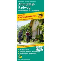Radwanderkarte Altmühltal-Radweg, Rothenburg o. d. T. - Kelheim 1 : 50 000