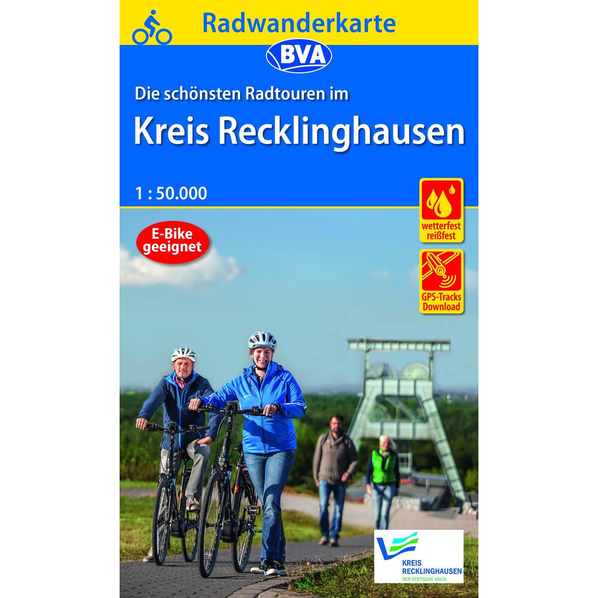 Radwanderkarte BVA Die schönsten Radtouren im Kreis Recklinghausen, 1:50.000, re... Radwanderkarte BVA Die schönsten Radtouren im Kreis Recklinghausen, 1:50.000, re... von BVA Bielefelder Verlag