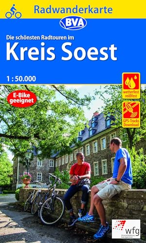 Radwanderkarte BVA Die schönsten Radtouren im Kreis Soest 1:50.000, reiß- und wetterfest, GPS-Tracks Download (Radwanderkarte 1:50.000)